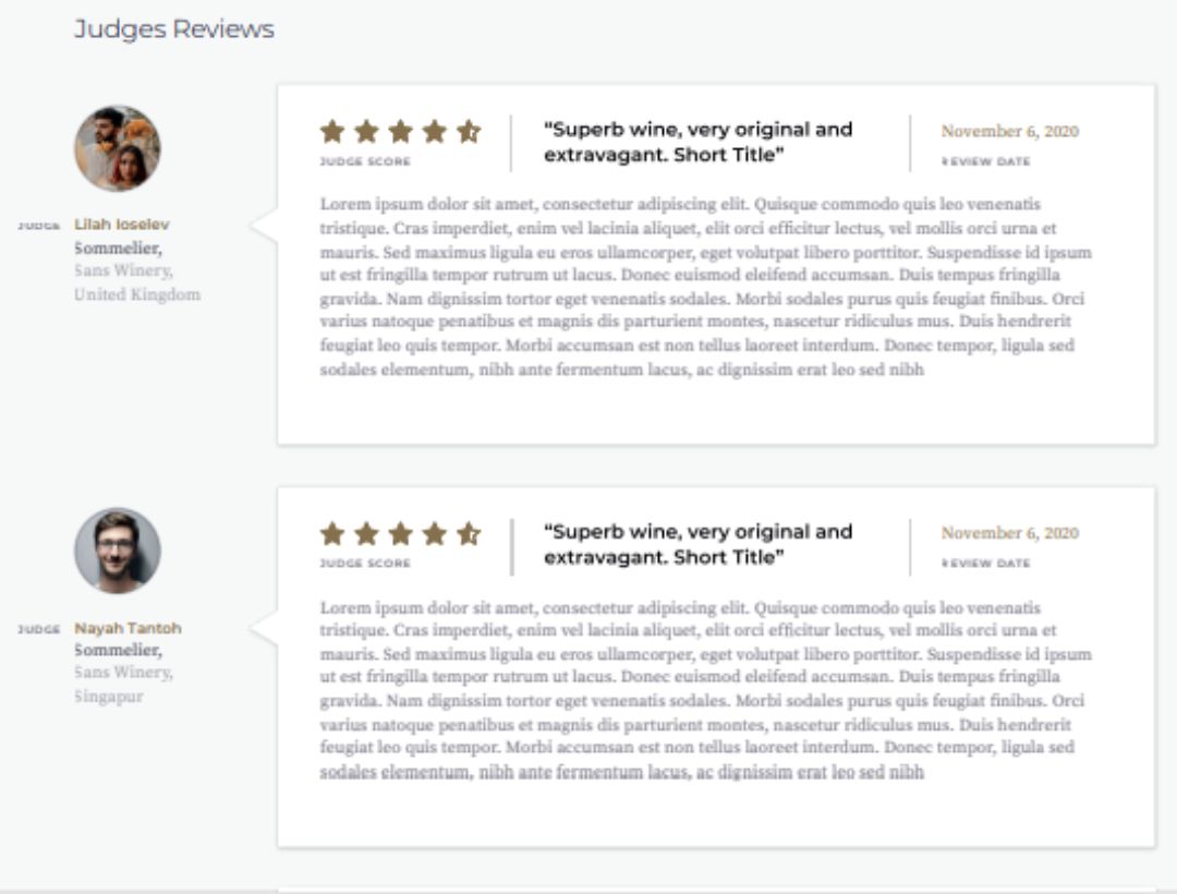 Judges Reviews Judges Reviews