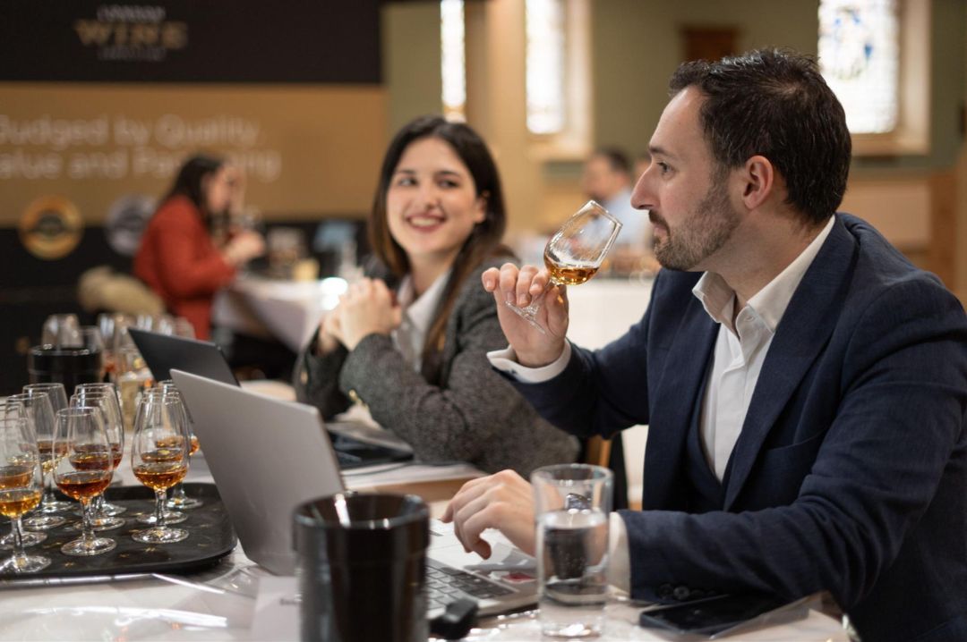 On the left: Cristiana Pirinu from Donovan Bar and on the right: Enrico Chiappini from Dukes Hotel On the left: Cristiana Pirinu from Donovan Bar and on the right: Enrico Chiappini from Dukes Hotel