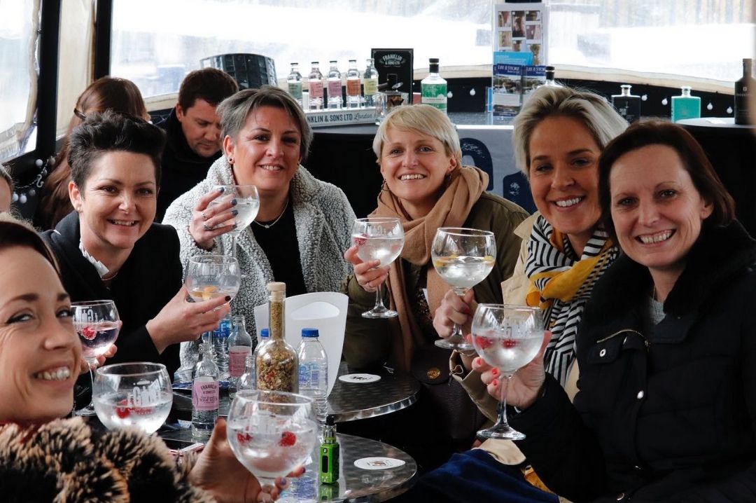 Gather your Group gin_on_the_river