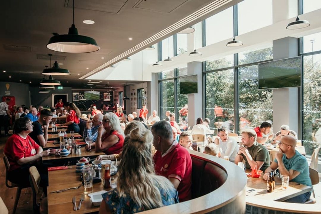 A True United Fan's Favorite Spot cafe_football_manchester