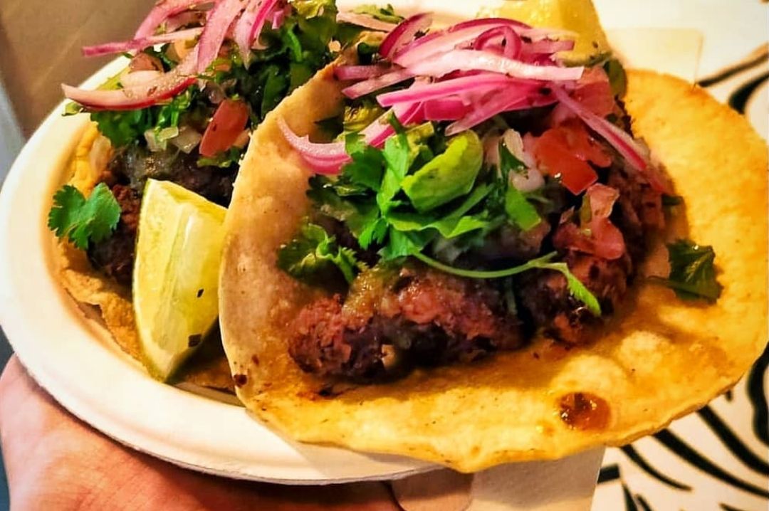 Tacos with gluten free tortilla homiesondonkeys_soyalpastortaco_london