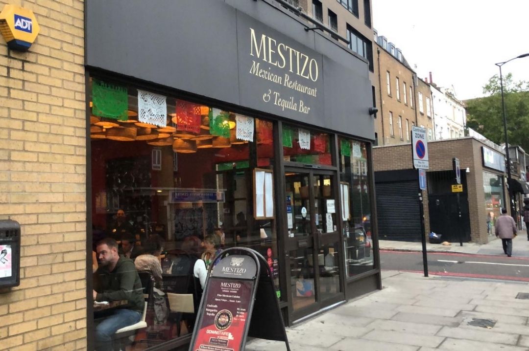 Mestizo restaurant entrance mestizo_london_mexicanrestaurant