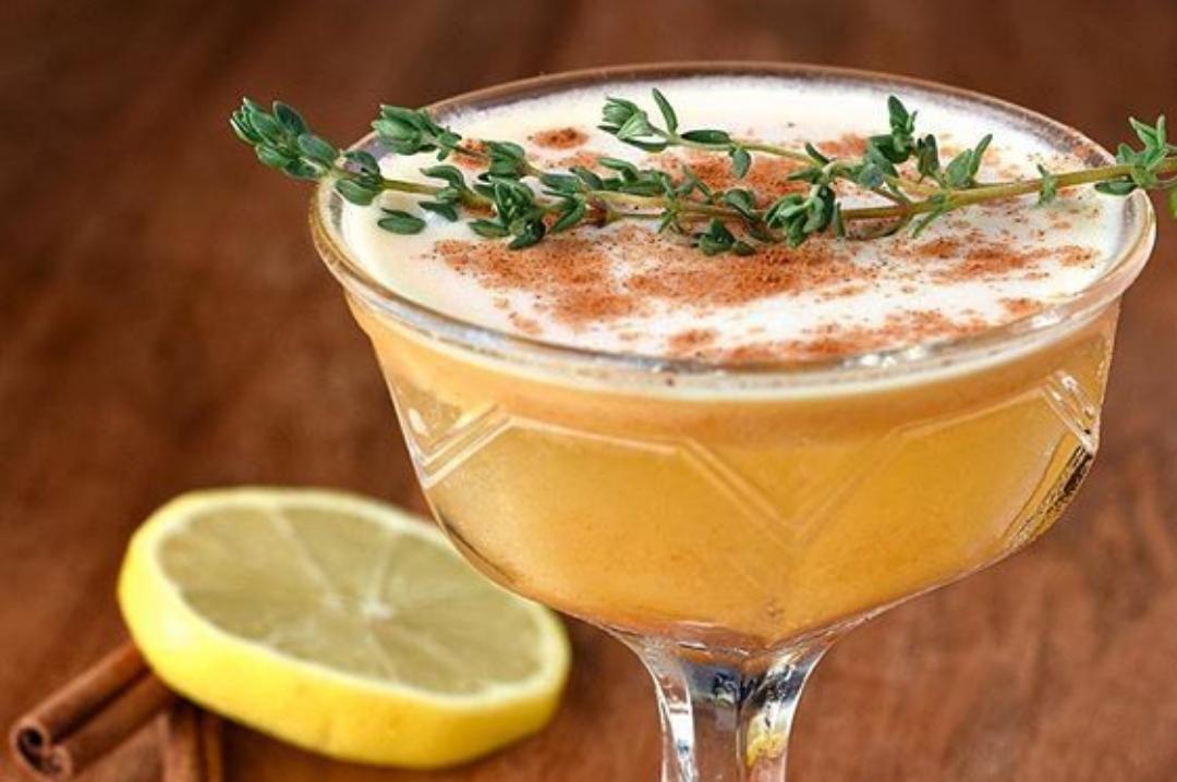 Pumpkin Spice Gin Sour Pumpkin Spice Gin Sour