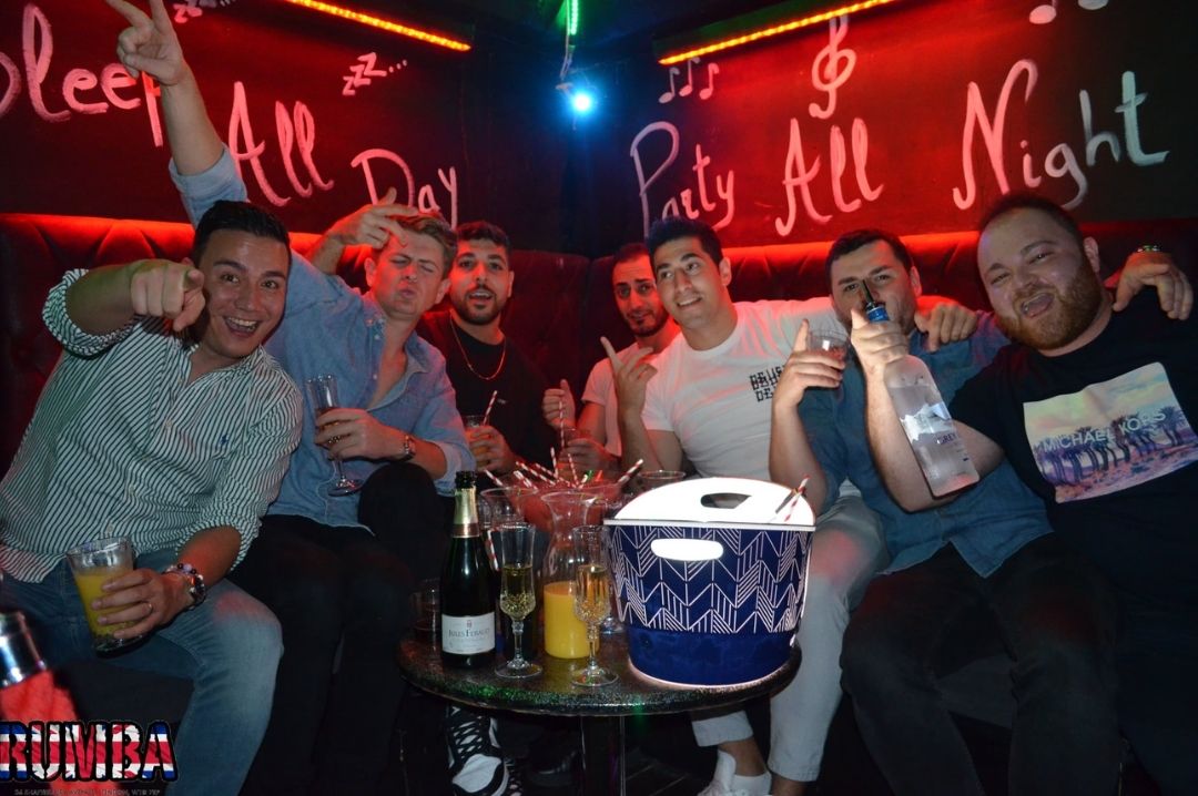 Partying at Bar Rumba Bar Rumba