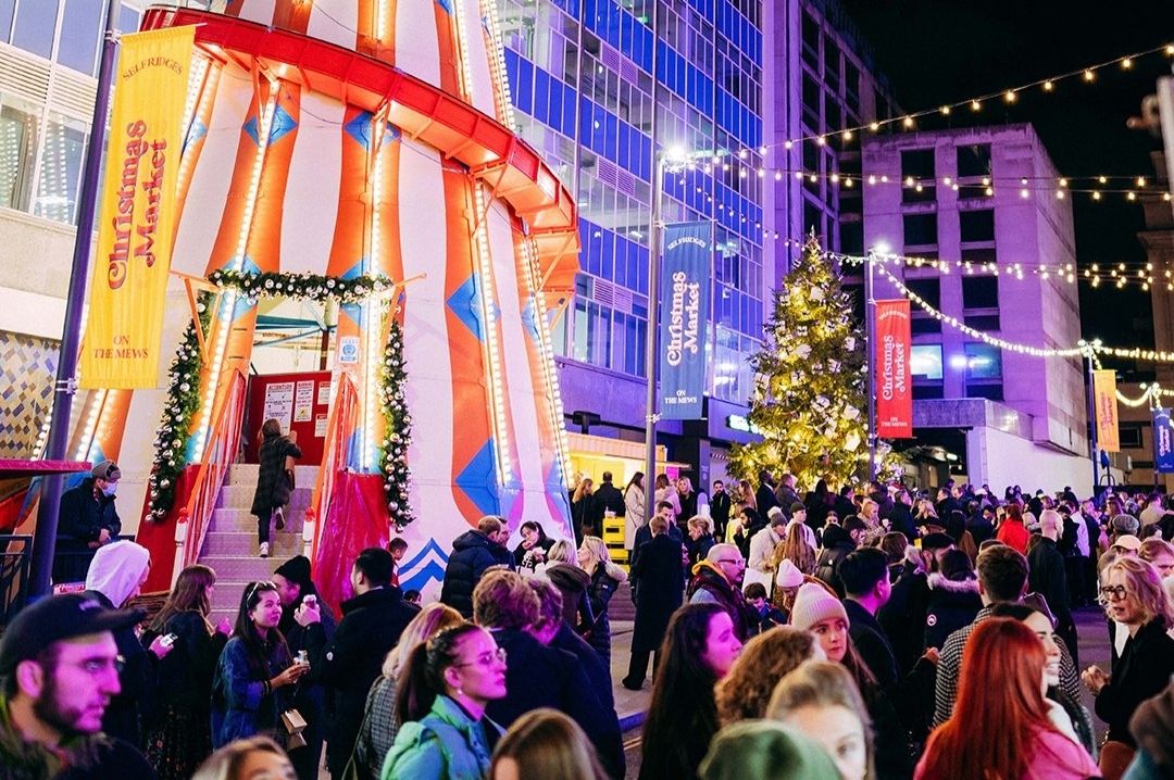 Christmas lighting at Selfridges Selfridges London